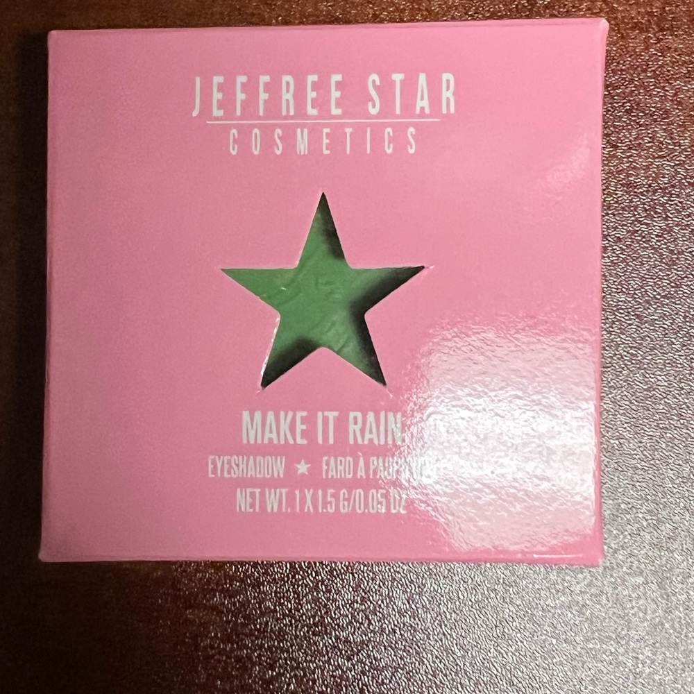 Jeffree Star make it rain eyeshadow